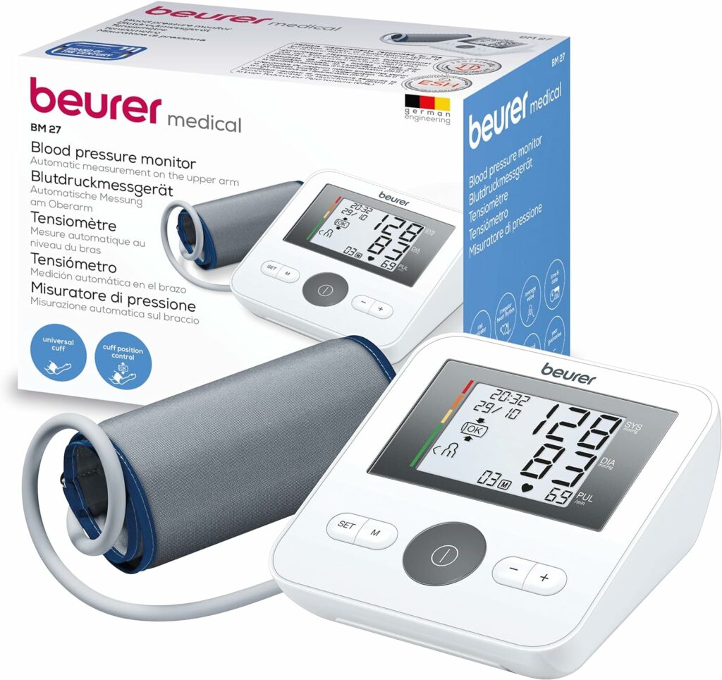 Beurer BM 27 Tensiómetro de brazo digital