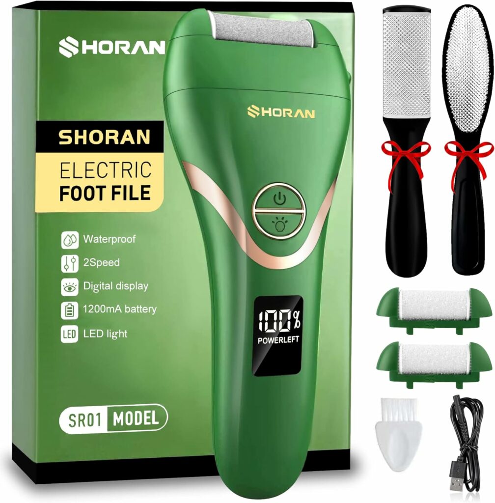 SHORAN Lima Electrica Pies Durezas, Pedicura Profesional